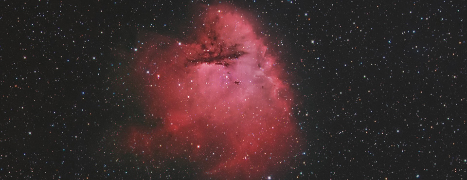 NGC281: 카시오페아 자리 - 팩맨 성운